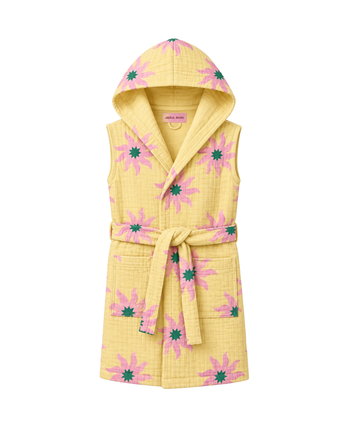 Sleeveless Muslin Bathrobe Sole
