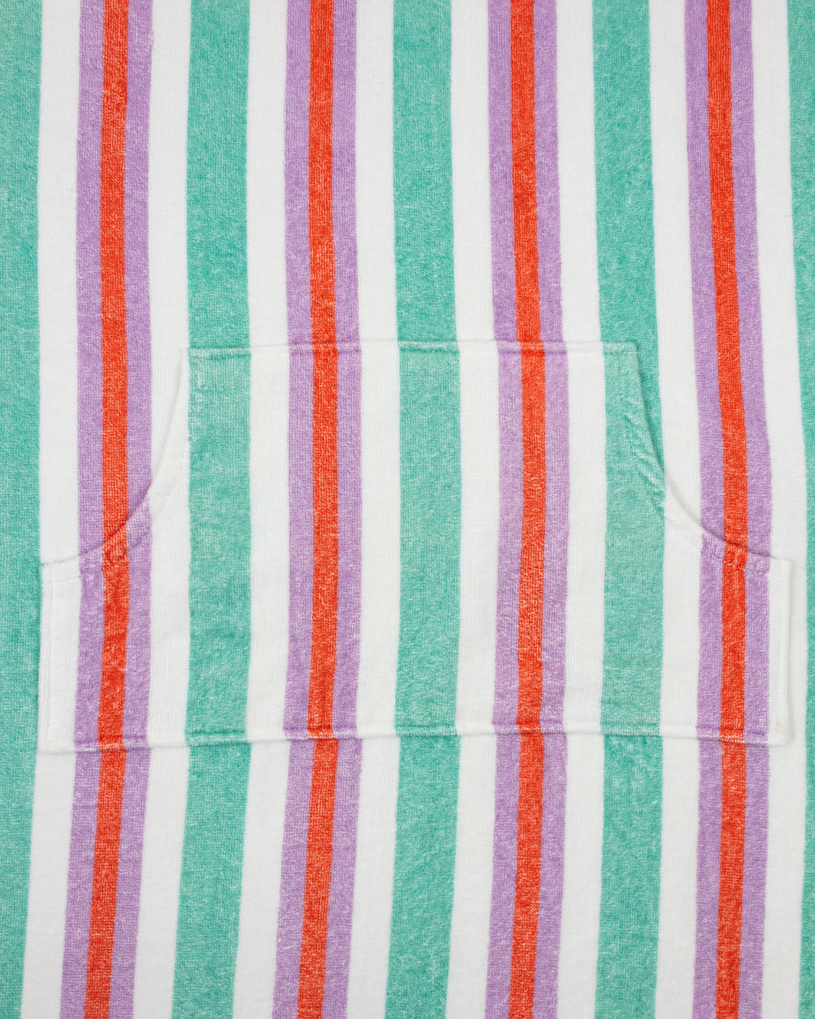 Adult Poncho Pastel Stripe