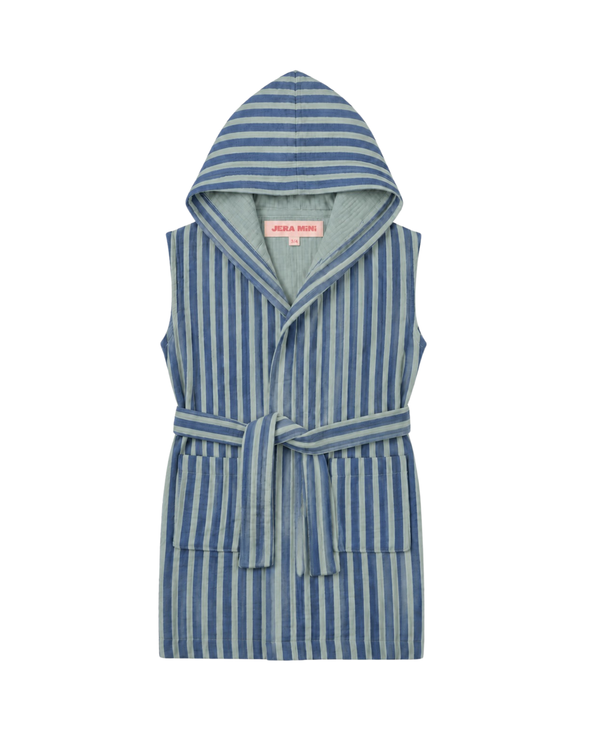 Sleeveless Muslin Bathrobe Greenbay
