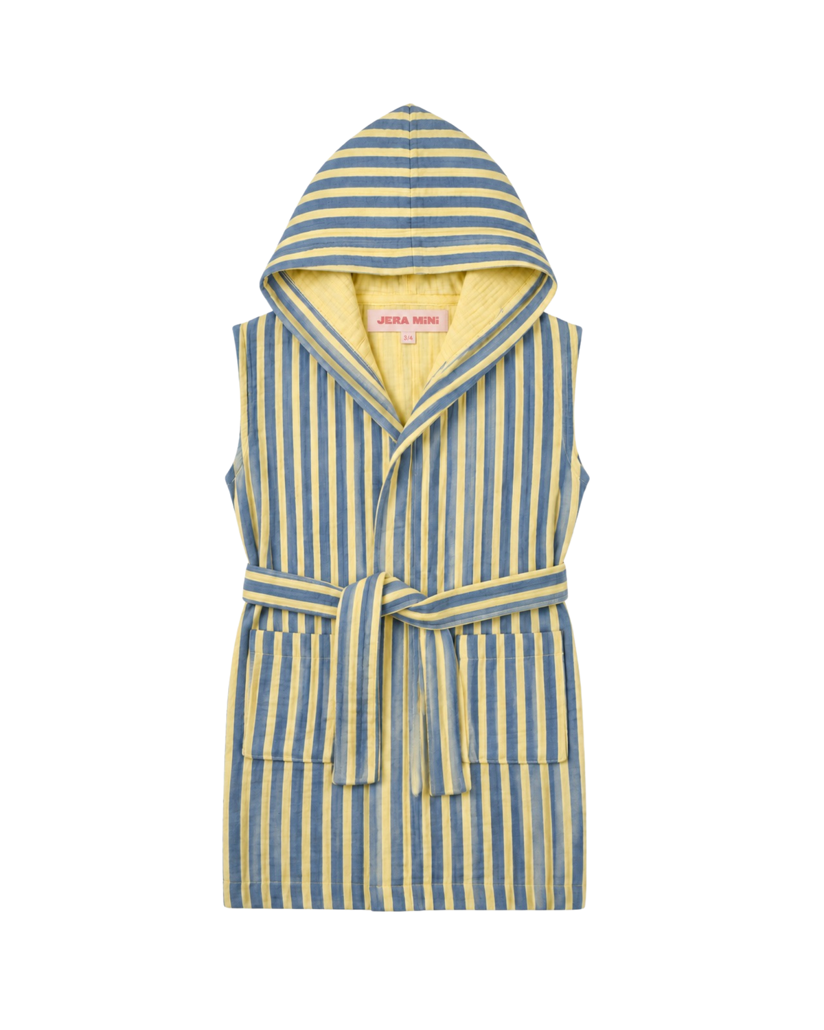 Sleeveless Muslin Bathrobe Goldsea