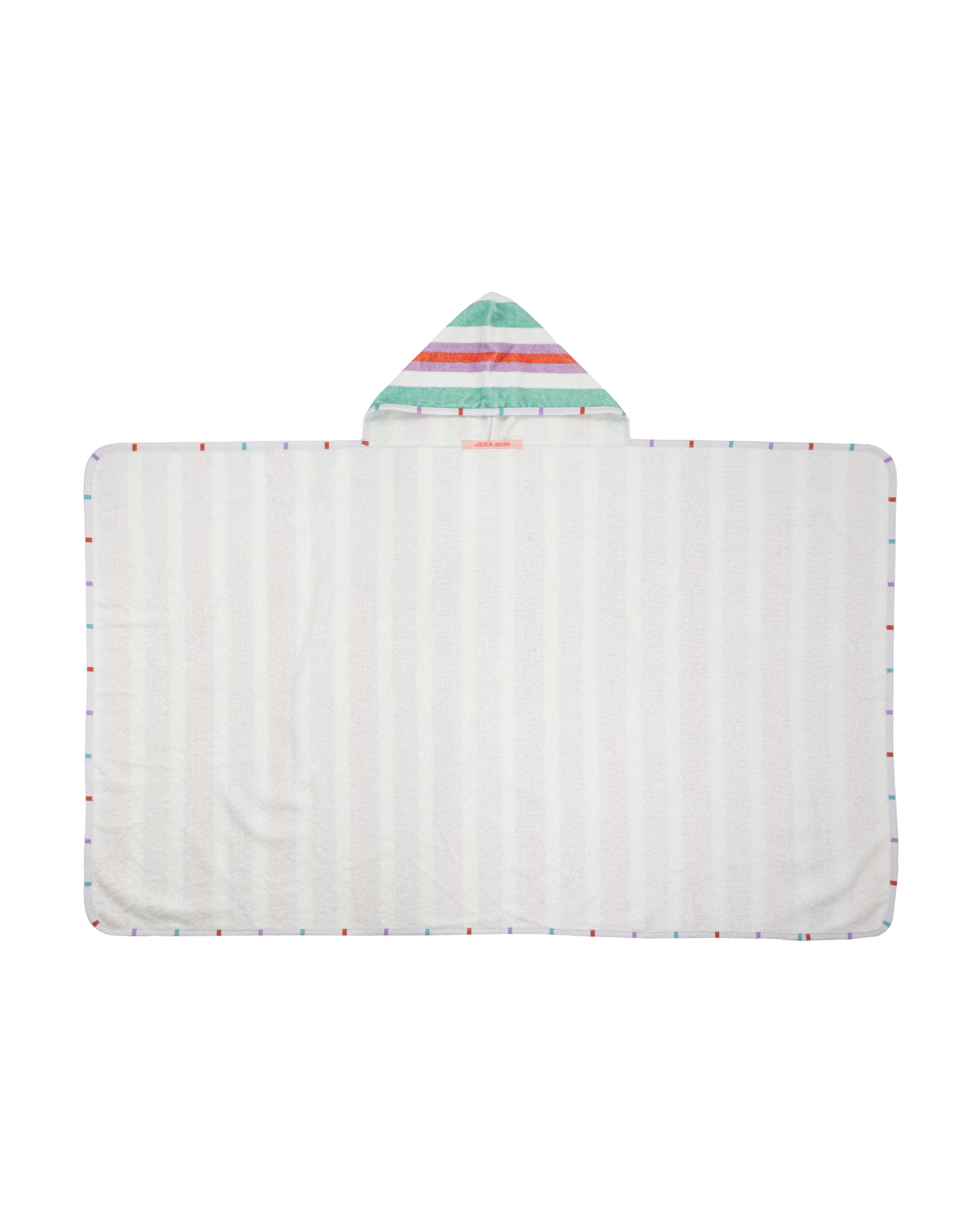 Hooded Towel Pastel Stripe