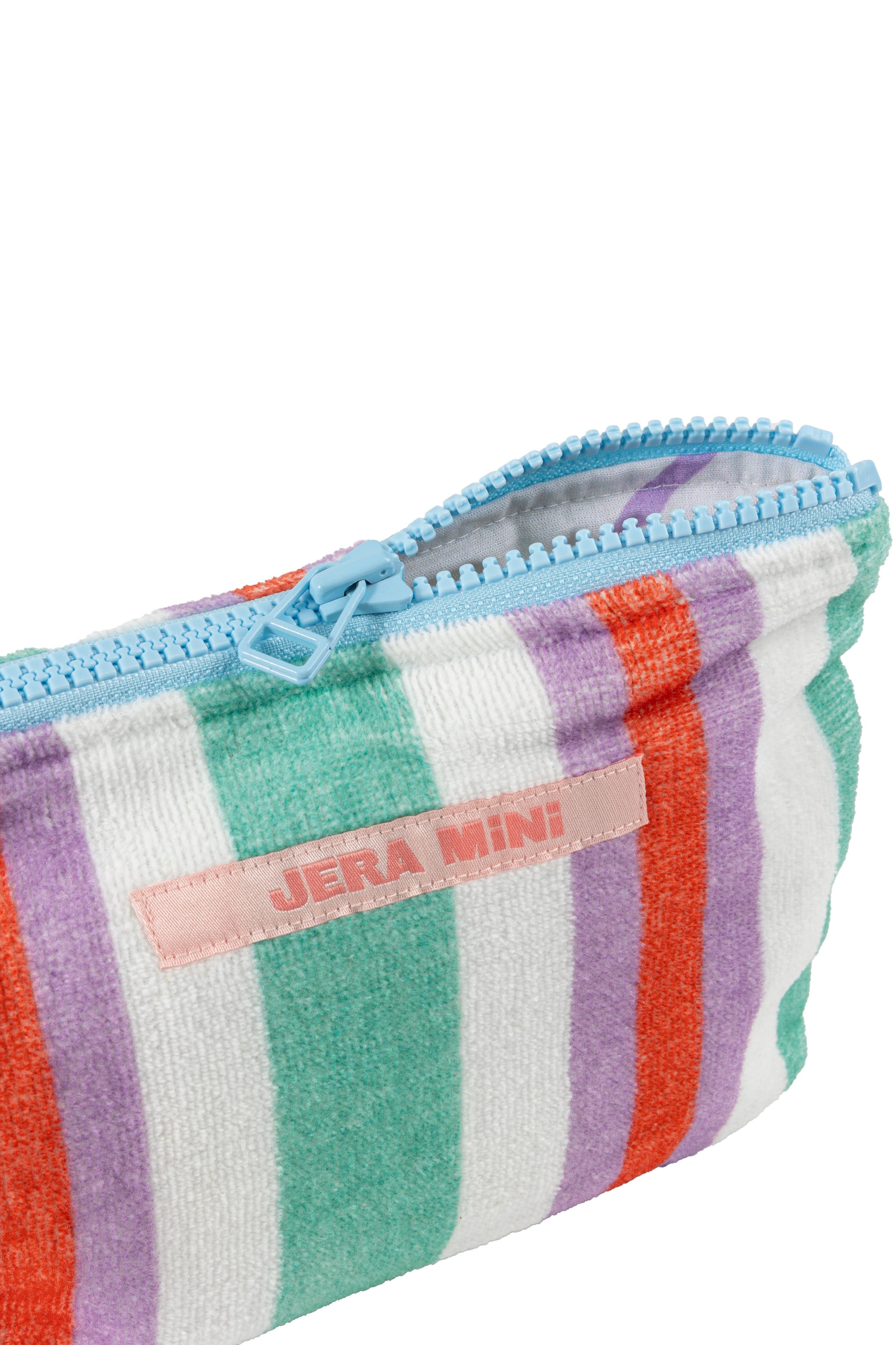 Small Pouch Bag Pastel Stripe