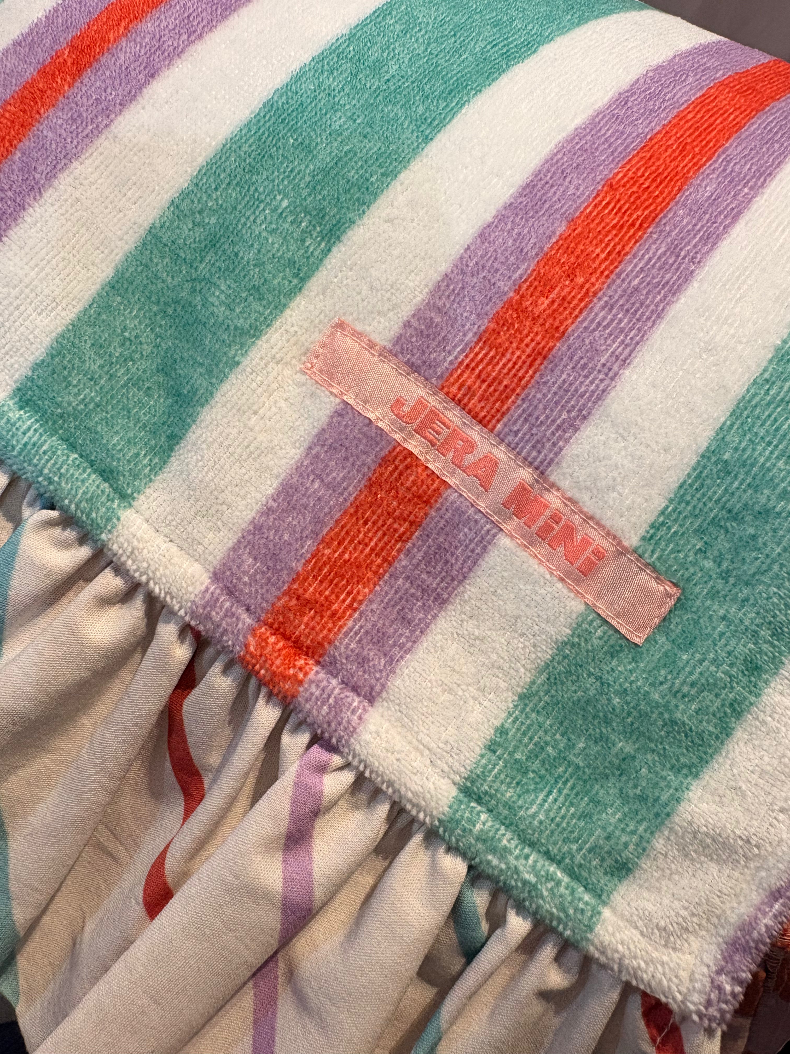 Beach Towel Pastel Stripe