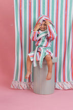 Bathrobe Pastel Stripe