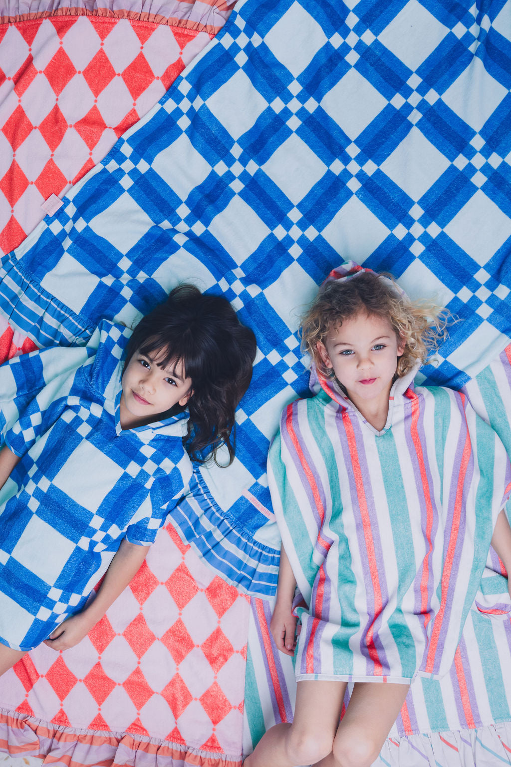 Poncho Pastel Stripe