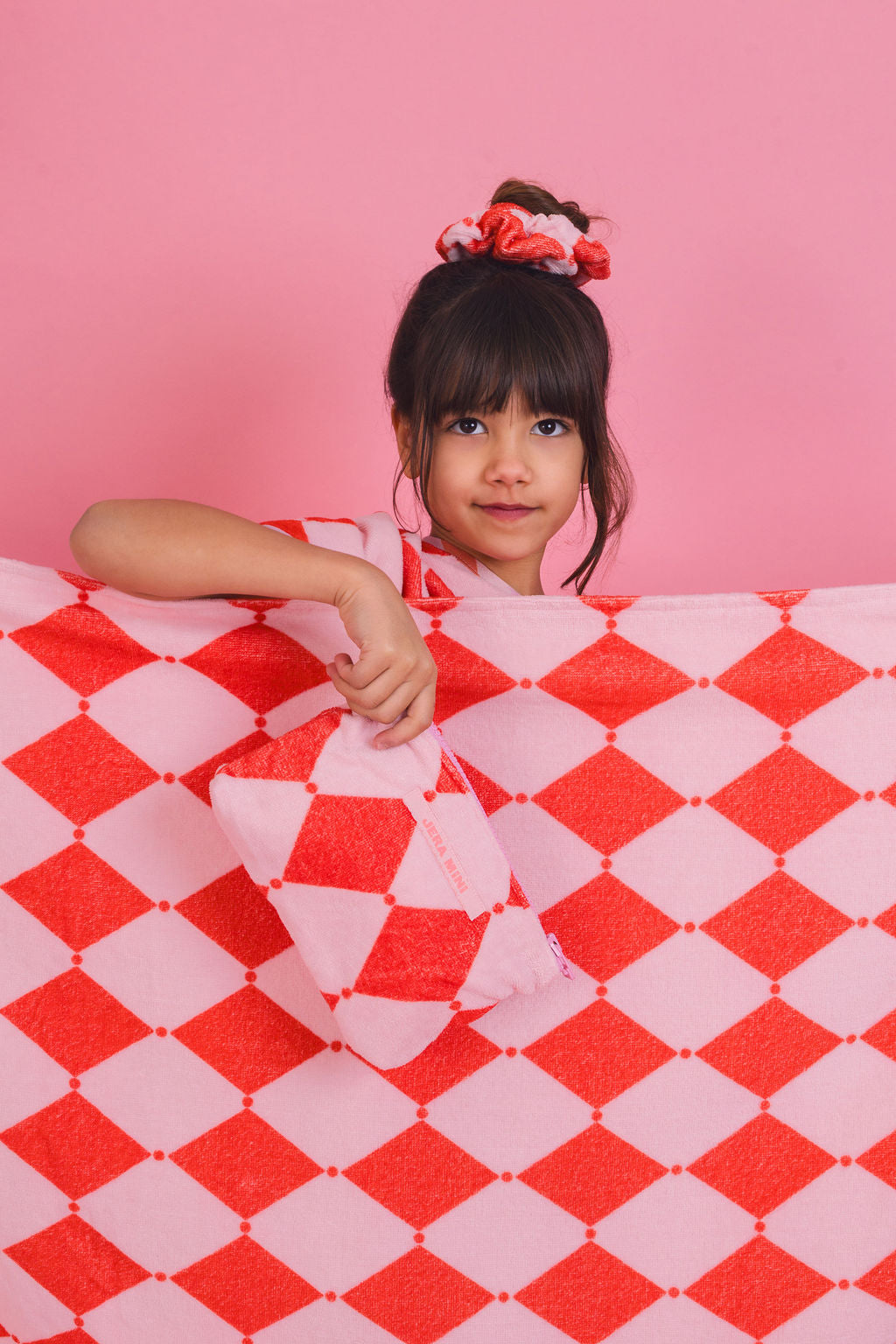 Small Pouch Bag Rose Geo