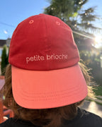 Petite Brioche Cap Red & Pink