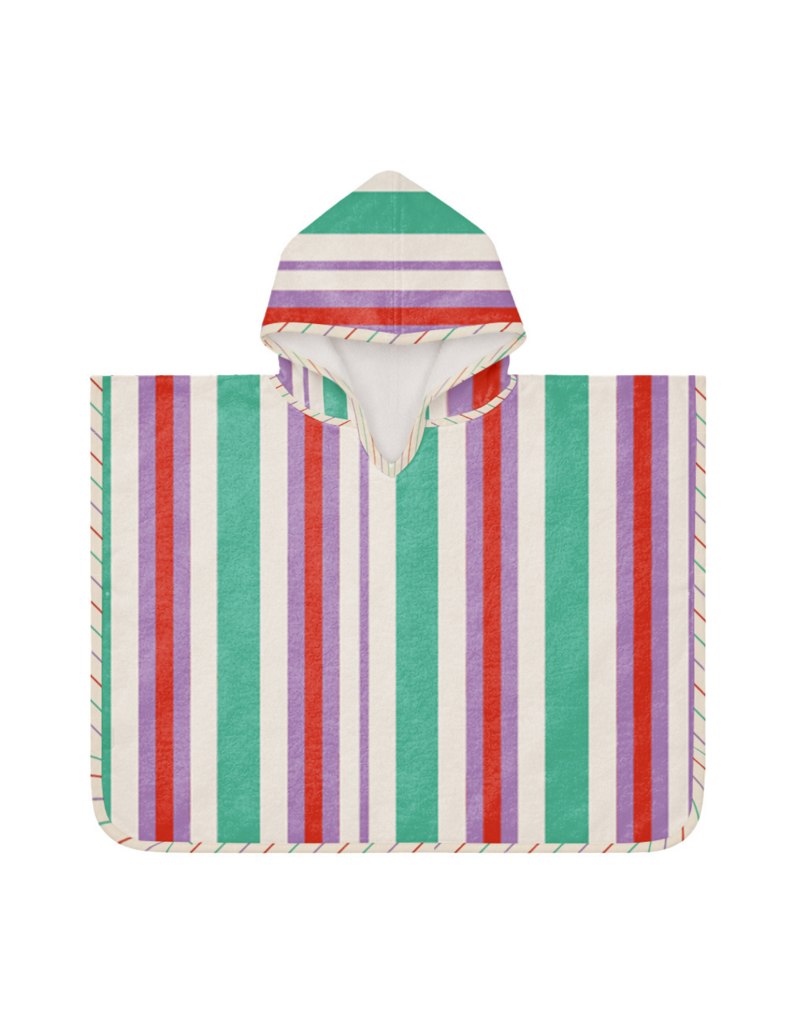 Poncho Pastel Stripe