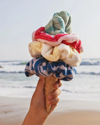 Scrunchie Vague Bleu