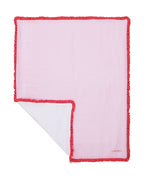 Muslin Blanket with Wellsoft Pinki Stripes